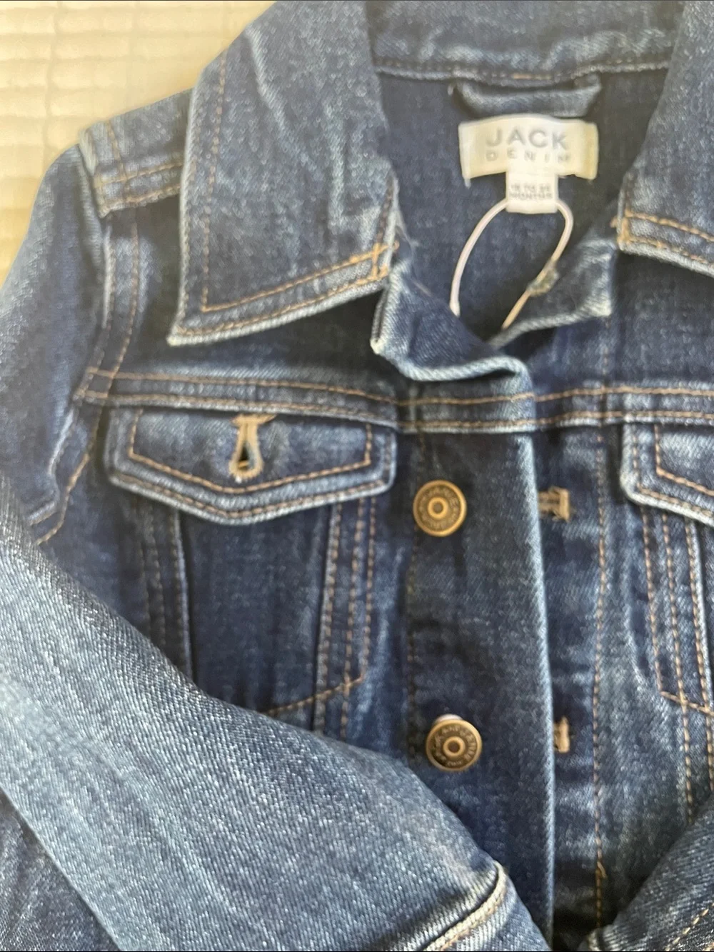 Janie and Jack Blue Denim Jean Jacket
